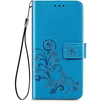 Mobigear Clover Housse Samsung Galaxy A32 4G Etui Porte-Monnaie - Bleu