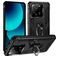 Mobigear Armor Ring Coque Xiaomi 13T Coque arrière Rigide Anti-Chocs avec Anneau-Support - Noir