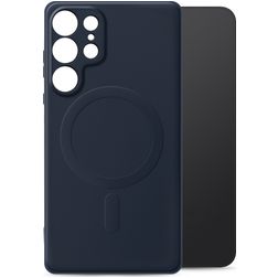 My Style Protective Flex Coque Samsung Galaxy S26 Ultra MagSafe Coque arrière en TPU Souple - Midnight Blue