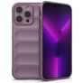 Mobigear Bumpy Coque iPhone 14 Pro Max Coque arrière en TPU Souple - Violet