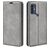 Mobigear Retro Slim Housse TCL 30 SE Etui Porte-Monnaie - Gris