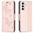 Mobigear Butterfly Housse Samsung Galaxy S23 FE Etui Porte-Monnaie - Rose doré