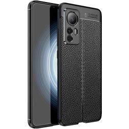 Mobigear Luxury Xiaomi 12T TPU souple Coque arrière - Noir