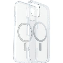 Otterbox Symmetry Plus Coque Transparente iPhone 16 Plus MagSafe Coque arrière Rigide Anti-Chocs - Transparent