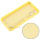 Mobigear Rubber Touch Coque OPPO A17 Coque arrière en Silicone - Jaune