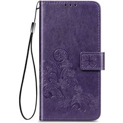 Mobigear Clover Housse Samsung Galaxy A32 4G Etui Porte-Monnaie - Violet