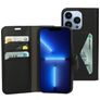 Mobiparts Classic Wallet Housse iPhone 13 Pro Etui Porte-Monnaie - Noir