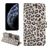 Mobigear Leopard Housse iPhone 12 Etui Porte-Monnaie - Marron