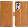 Mobigear Slim Magnet Xiaomi 12 Pro Étui Portefeuille - Cognac