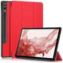 Mobigear Tri-Fold Coque Samsung Galaxy Tab S9 Plus Etui + Porte-crayon - Rouge