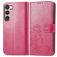 Mobigear Clover Housse Samsung Galaxy A54 Etui Porte-Monnaie - Magenta