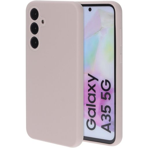 Mobiparts Coque Samsung Galaxy A35 Coque arrière en Silicone - Soft Salmon