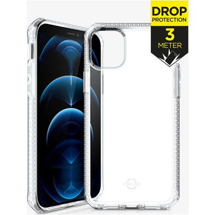 ITSkins SpectrumClear Coque Transparente iPhone 12 Coque arrière en TPU Souple Anti-Chocs - Transparent