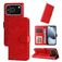 Mobigear Sunflower Housse iPhone 17 Pro Etui Porte-Monnaie - Rouge