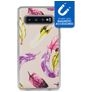 My Style Magneta Coque Samsung Galaxy S10 Coque arrière en TPU Souple - Feathers
