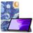 Mobigear Tri-Fold Coque Samsung Galaxy Tab A7 Lite Etui - The Starry Night