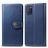 Mobigear Snap Button Housse OPPO A72 Etui Porte-Monnaie - Bleu