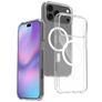 Mobigear Crystal Coque Transparente iPhone 17 Pro Max MagSafe Coque arrière Rigide - Transparent