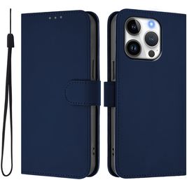 Mobigear Urban Wallet Housse iPhone 16 Pro Etui Porte-Monnaie - Bleu Marin