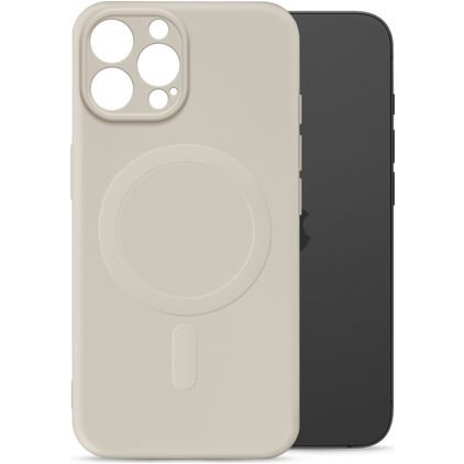 My Style Protective Flex Coque iPhone 16 Pro Max MagSafe Coque arrière en TPU Souple - Antique White
