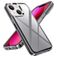 Mobigear Crystal Coque iPhone 14 Plus Coque arrière Rigide - Transparent / Gris
