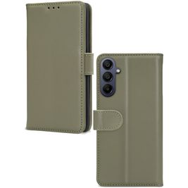 Mobilize Premium Gelly Wallet Housse Samsung Galaxy A15 Etui Porte-Monnaie - Vert