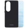 Mobilize Rubber Gelly Coque OPPO A60 Coque arrière en TPU Souple - Noir