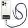 Mobigear Lanyard - Cordon de téléphone universel ajustable - Noir / Blanc / Vert