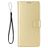 Mobigear Wallet Housse HONOR X7 Etui Porte-Monnaie - Or
