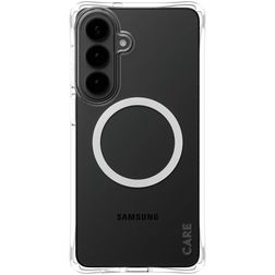 CARE by PanzerGlass Fashionable Coque Transparente Samsung Galaxy S26 Plus MagSafe Coque arrière en Silicone - Transparent