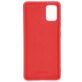 Mobiparts Coque Samsung Galaxy A51 Coque arrière en Silicone - Scarlet Red