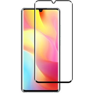 Mobigear Premium Xiaomi Mi Note 10 Lite Verre trempé Protection d'écran - Compatible Coque - Noir