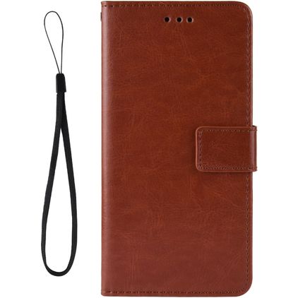 Mobigear Wallet Housse Vivo V21 Etui Porte-Monnaie - Marron