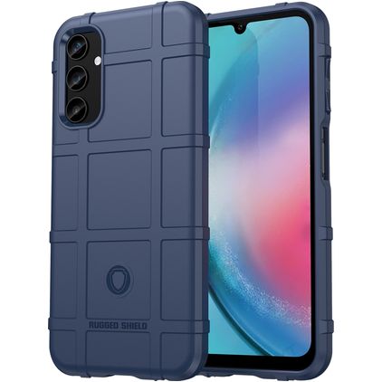 Mobigear Rugged Shield Coque Samsung Galaxy S23 FE Coque arrière en TPU Souple Anti-Chocs - Bleu