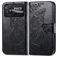 Mobigear Butterfly Housse POCO C40 Etui Porte-Monnaie - Noir