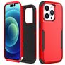 Mobigear Ultra Tough Coque iPhone 15 Pro Coque arrière Rigide Anti-Chocs - Rouge