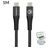 Mobilize Strong Nylon Câble USB-C vers USB-C 1 mètre - Noir