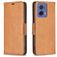 Mobigear Excellent Housse Motorola Moto G85 Etui Porte-Monnaie - Cognac