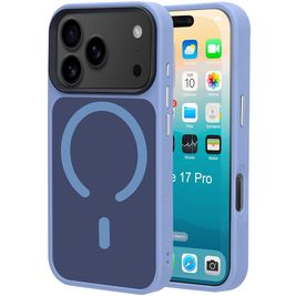 Mobiparts Hardcover Coque iPhone 17 Pro MagSafe Coque arrière Rigide - Satin Light Blue