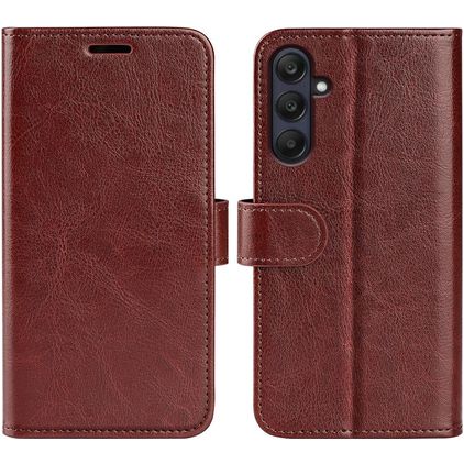 Mobigear Classic Housse Samsung Galaxy A26 Etui Porte-Monnaie - Marron