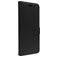 Valenta Gel Skin Housse iPhone 15 Pro Max Etui en Cuir Véritable Porte-Monnaie - Noir