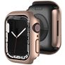 Mobigear Colors Coque Apple Watch - 45 mm Thin Coque Rigide - Rose doré