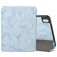 Mobigear Tri-Fold Marble Coque iPad 11 (2025) Etui + Porte-crayon - Bleu