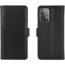 Mobigear Slim Magnet Housse Samsung Galaxy A52 Etui Porte-Monnaie - Noir