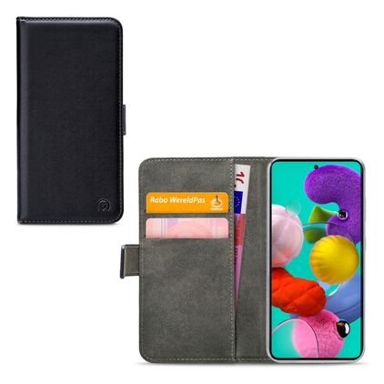 Mobilize Classic Gelly Wallet Housse Samsung Galaxy A51 5G Etui Porte-Monnaie - Noir