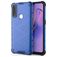 Mobigear Honeycomb Coque OPPO A31 Coque arrière Rigide Anti-Chocs - Bleu