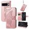 Mobigear Butterfly Housse Google Pixel 8 Pro Etui Porte-Monnaie - Rose doré