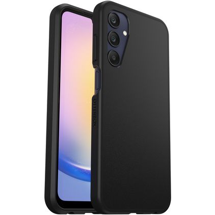 OtterBox React Coque Samsung Galaxy A25 5G Coque arrière Rigide Anti-Chocs - Noir