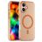 Mobigear Shockproof iPhone 17 MagSafe Plastique rigide Coque arrière - Orange