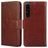 Mobigear Wallet Housse Sony Xperia 1 IV Etui Porte-Monnaie - Marron